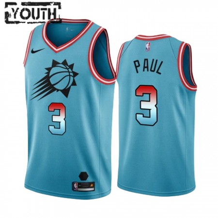 Camiseta Niños NBA Phoenix Suns Chris Paul 3 2022-23 Nike City Edition Azul Swingman
